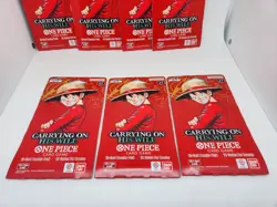 NEW ONE PIECE TCG OP-13 10 SLEEVED BOOSTER PACK LOT ENGLISH CARRYING ON HIS WILL - Image 5