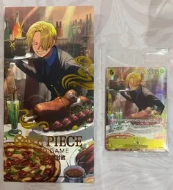 One Piece Card Game Chinese 2026 New Year Red Packet Sanji Promo Sealed - Image 1