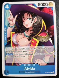 Alvida ST25-001 Common ONE PIECE Tcg Card Game NM Blue - Image 1
