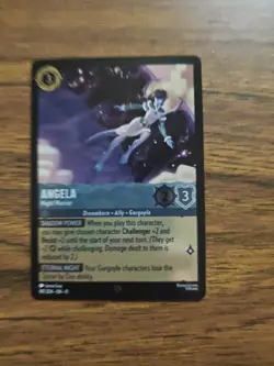 Disney Lorcana Angela - Night Warrior Character 187/204 Cold Foil - Image 1