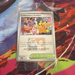 Pokemon TCG Ace Trainer Celebratory Fanfare 2025 Championship Promo sealed - Image 1