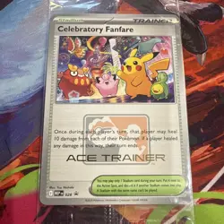 Pokemon TCG Ace Trainer Celebratory Fanfare 2025 Championship Promo sealed - Image 3