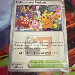 Pokemon TCG Ace Trainer Celebratory Fanfare 2025 Championship Promo sealed - Image 4