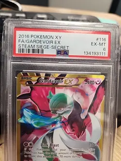 PSA 6 Gardevoir EX #116 2016 XY Steam Siege Secret English Pokemon Card - Image 2