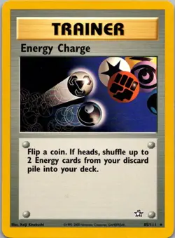 Pokemon TCG Energy Charge 85/111 Neo Genesis LP - Image 1