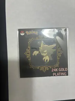 Pokemon 24k Gold Plated Sticker Haunter - Image 1