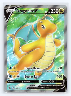 Pokemon GO #076/078 Dragonite V (Full Art) - Image 1