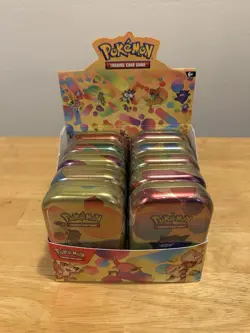 Pokemon TCG 151 Mini Tin Display 10 Sealed Mini Tins (20 Packs) New - Image 1