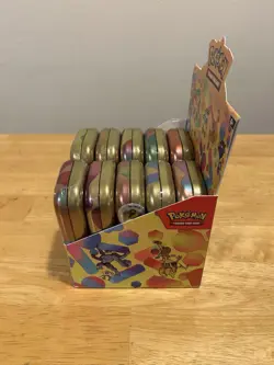 Pokemon TCG 151 Mini Tin Display 10 Sealed Mini Tins (20 Packs) New - Image 3