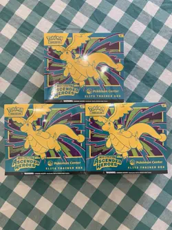 Pokemon Center Mega Evolution: Ascended Heroes Elite Trainer Box 3x English 2026 - Image 1
