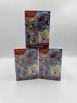 Pokemon TCG Journey Together SV09 LOT OF THREE BOOSTER BUNDLES Factory Sealed - Image 1