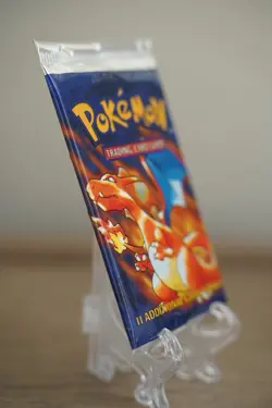Pokemon TCG Base Set Unlimited Booster Pack Charizard Art WOTC Sealed - READ DES - Image 4