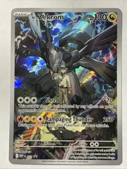 Pokemon TCG N's Zekrom #31 Black Star Promo Ascended Hero's ETB Mint! Centered! - Image 1