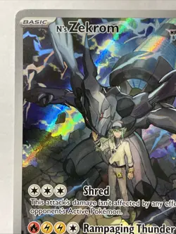 Pokemon TCG N's Zekrom #31 Black Star Promo Ascended Hero's ETB Mint! Centered! - Image 2