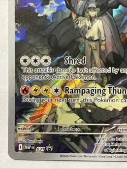 Pokemon TCG N's Zekrom #31 Black Star Promo Ascended Hero's ETB Mint! Centered! - Image 4