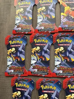 16 Pokemon Tcg Destined Rivals Sleeved Booster Packs Brand New Sealed X 16 - Image 2