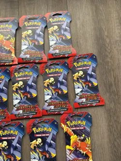 16 Pokemon Tcg Destined Rivals Sleeved Booster Packs Brand New Sealed X 16 - Image 3