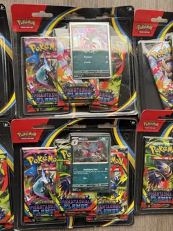 Pokemon Phantasmal Flames ME02 -Set of 6- Sneasel/Weavile 3-Pack Blister Sealed - Image 3