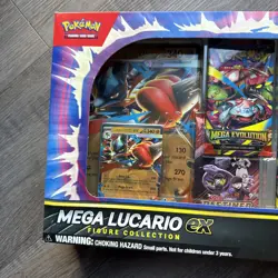 Pokemon TCG Mega Lucario ex Premium Figure Collection Box Factory Sealed - Image 2