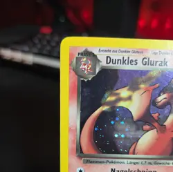 Pokemon GERMAN Dark Charizard (Dunkles Glurak) Team Rocket Holo 4/82 LP - Image 2
