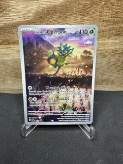 Pokemon TCG Teal Mask Ogerpon Black Star Promo SVP123 Twilight Masquerade - Image 1