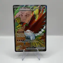 Pokemon Ethan's Ho-Oh EX 209/182 Full Art Destined Rivals - Image 1