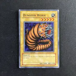 Yugioh Dungeon Worm MDP2-EN018 Common Limited Edition Moderately Played - Image 1