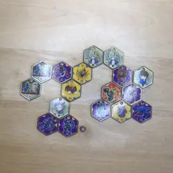 Yu Gi Oh Lot of 17 Takahashi Metal MEDALLIONS Hexors Coins TOKENS Battle Tiles - Image 1