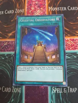 Yu-Gi-Oh! Celestial Observatory CYHO-EN064 Secret Rare Unlimited Near Mint - Image 1