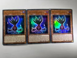 3 x Necro Synchron LED8-EN023 Ultra Rare 1st Edition YuGiOh Playset - Image 1