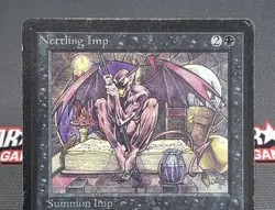 MTG Nettling Imp- DAMAGED -Beta Magic the Gathering Card # 118 - Image 3