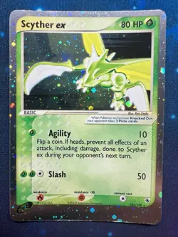 Pokemon Scyther EX TCG Holo Ultra Rare Card Ruby and Sapphire 102/109 MINT 💎 - Image 1