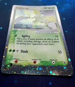 Pokemon Scyther EX TCG Holo Ultra Rare Card Ruby and Sapphire 102/109 MINT 💎 - Image 2