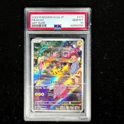 PSA 10 Pikachu 173/165 Pokemon SV2a 151 AR Japanese 2023 Card Graded Gem Mint - Image 5