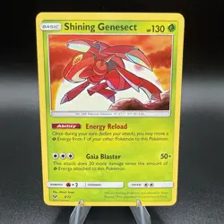 Shining Genesect 9/73 SM: Shining Legends Holo Pokemon TCG Card NM Condition - Image 1