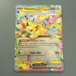 Pikachu EX 057/191 Sv08: Surging Sparks Double Rare Pokemon Card TCG NM - Image 1