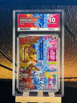 Deerling & Sawsbuck ACE 10 (Sequential Graded Pair) IR Pokemon Cards - Image 2