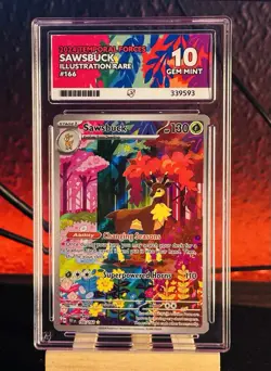 Deerling & Sawsbuck ACE 10 (Sequential Graded Pair) IR Pokemon Cards - Image 5