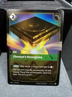 Riftbound Zhonya's Hourglass Card OGN 077/298 English League of Legends - Image 1