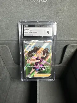 Pokemon Fusion Strike Shauna Full Art Trainer Card 263/264 2021 CGC Mint 9 - Image 2