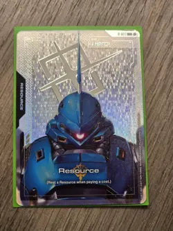 Bandai Gundam War• Steel Requiem •Resource Card• R-822• C+ - Image 1