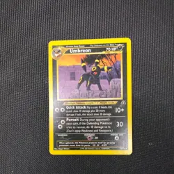Pokemon TCG Umbreon Card Neo Discovery 32/75 Unlimited Edition, Regular Rare - Image 1