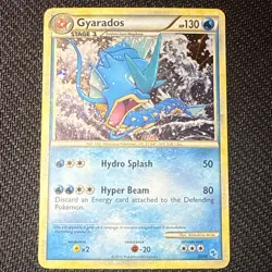 Gyarados 30/30 – HGSS Trainer Kit – Holo Rare – Pokemon Card Gyarados & Raichu - Image 2