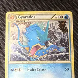 Gyarados 30/30 – HGSS Trainer Kit – Holo Rare – Pokemon Card Gyarados & Raichu - Image 3