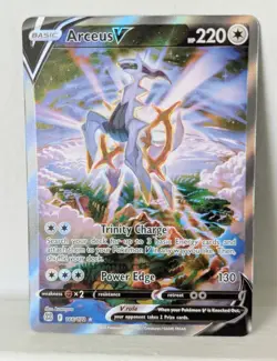 Pokemon TCG Arceus V 166/172 Brilliant Stars Ultra Rare Full Art Holo Card - Image 1
