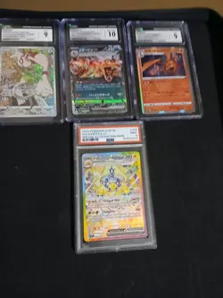 My folder of pokemon cards with some being graded cards as well - Image 1