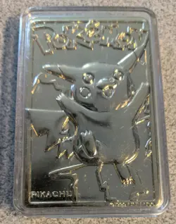 Pikachu 23K Gold Plated 1999 Burger King Promo Pokemon BK Trading Card Nintendo - Image 2