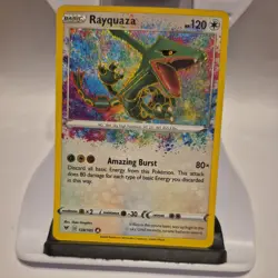 Rayquaza 138/185 Amazing Rare Holo Vivid Voltage Pokemon Card - Image 1
