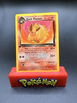 Pokemon Card - Dark Flareon Team Rocket 35/82 Uncommon 1st Edition NM - Image 1
