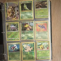Pokemon TCG Binder Lot Mixed Cards Pikachu Mew Arcanine Holo Foil English - Image 2